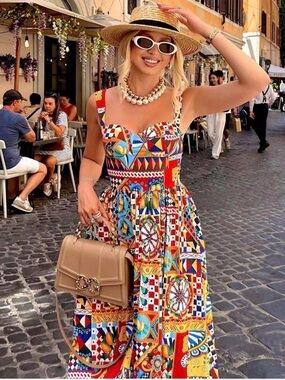 PHAEDRA Print Dress